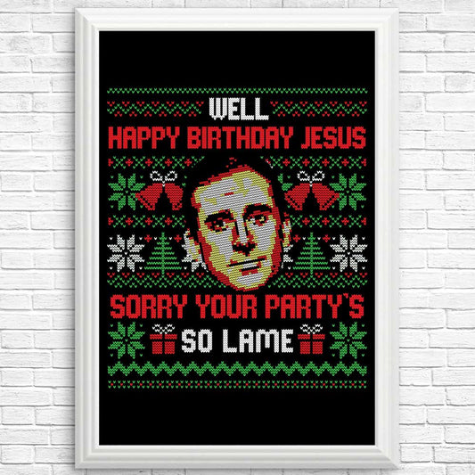 Happy Birthday Jesus - Posters & Prints