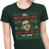 Happy Birthday Jesus - Women's Apparel