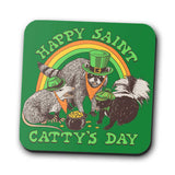 Happy Saint Catty's Day - Coasters