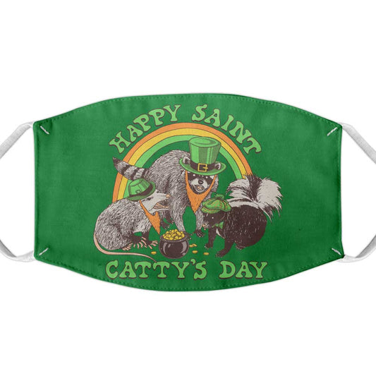 Happy Saint Catty's Day - Face Mask