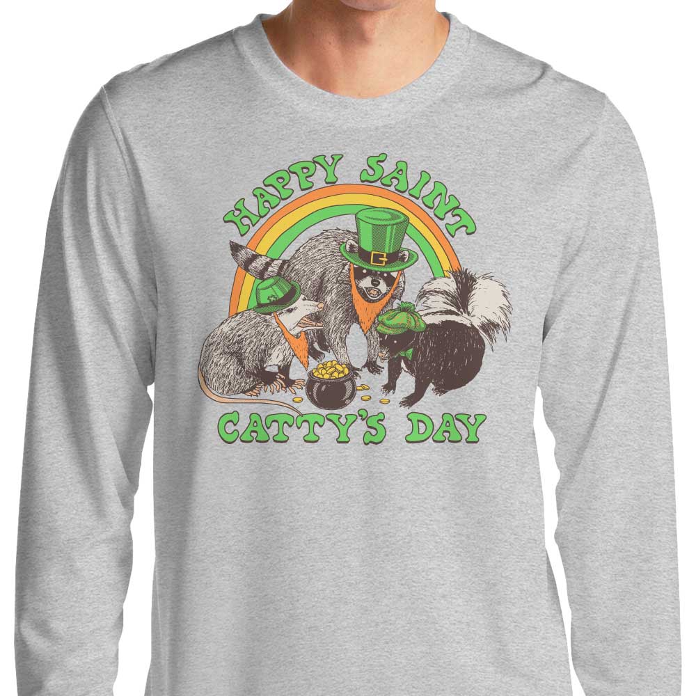 Happy Saint Catty's Day - Long Sleeve T-Shirt