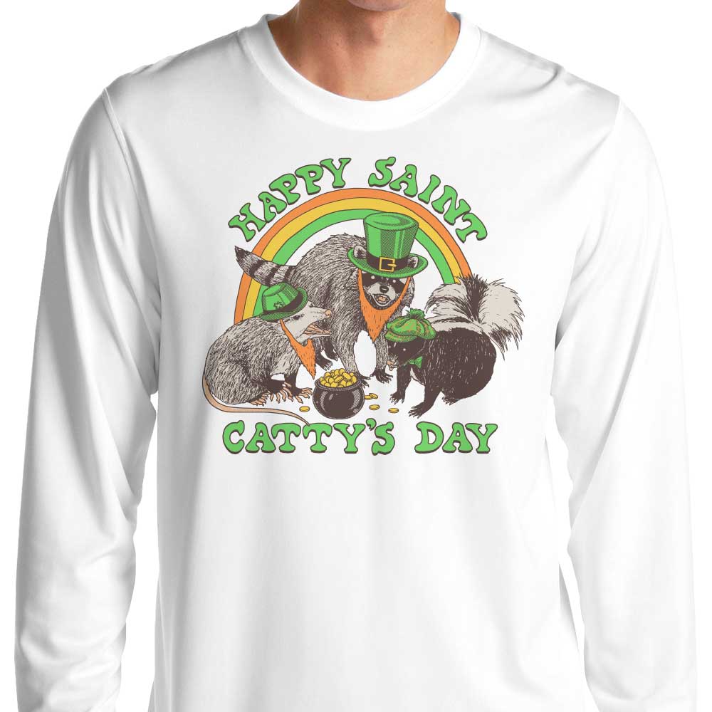 Happy Saint Catty's Day - Long Sleeve T-Shirt