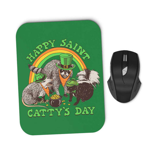 Happy Saint Catty's Day - Mousepad