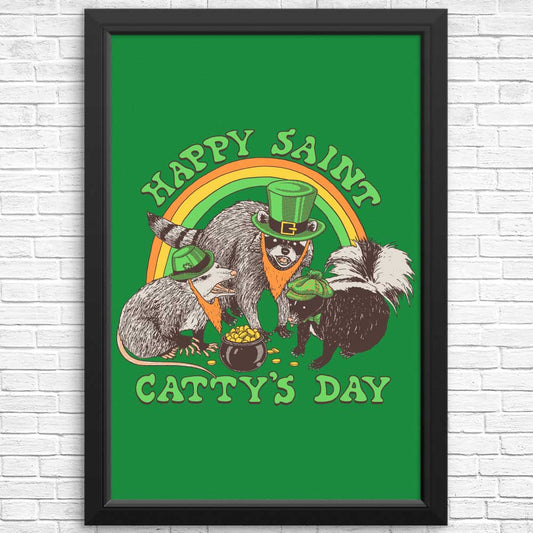 Happy Saint Catty's Day - Posters & Prints