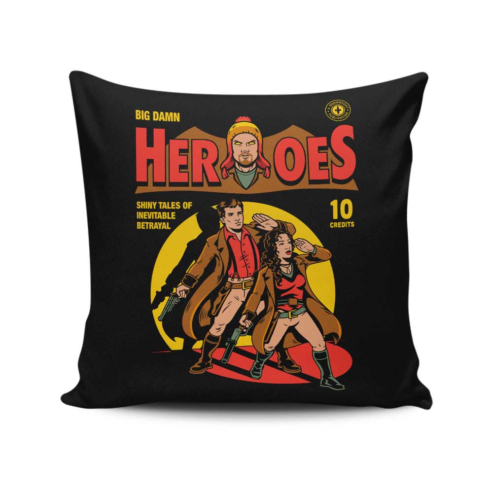 Heroes Comic - Throw Pillow