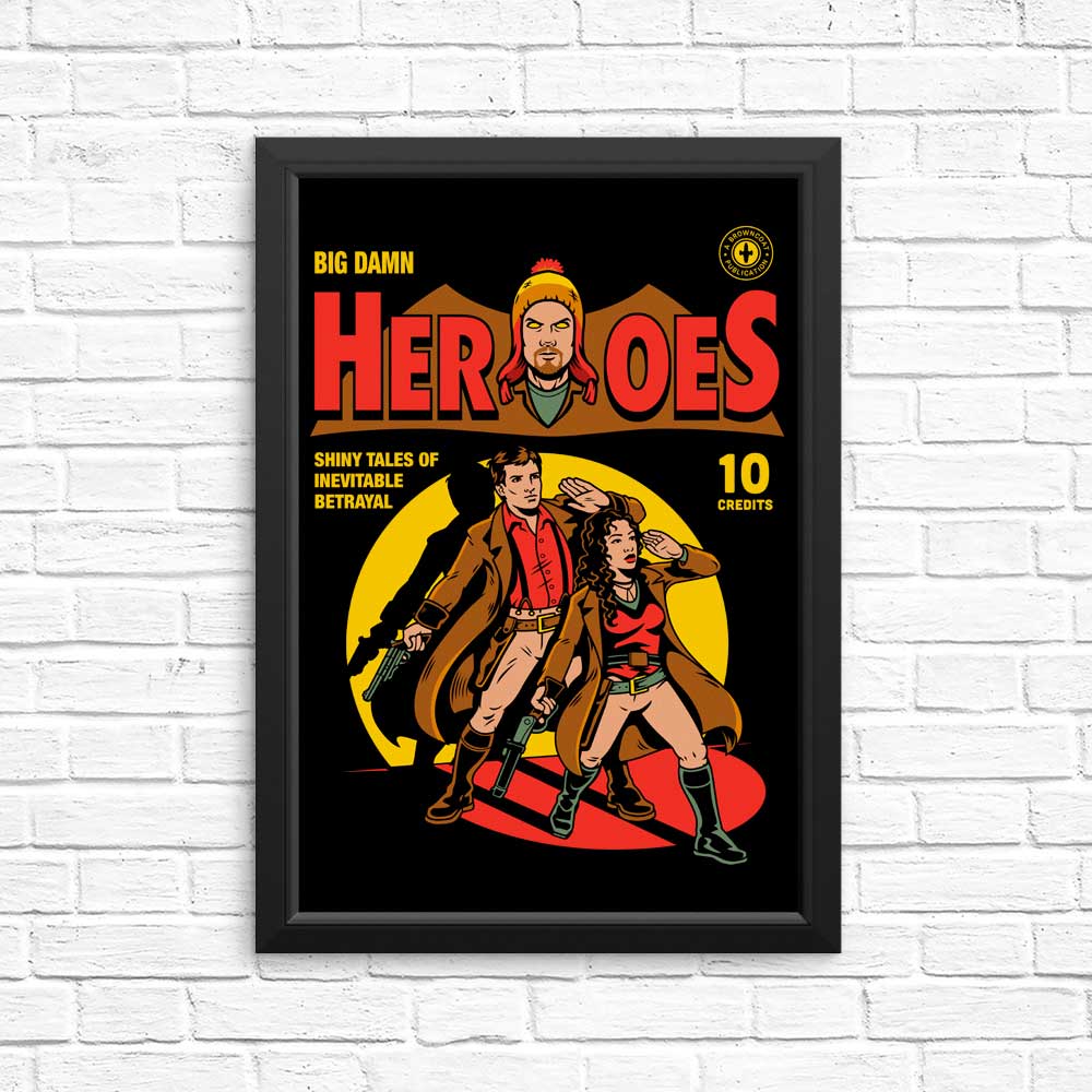 Heroes Comic - Posters & Prints