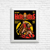 Heroes Comic - Posters & Prints