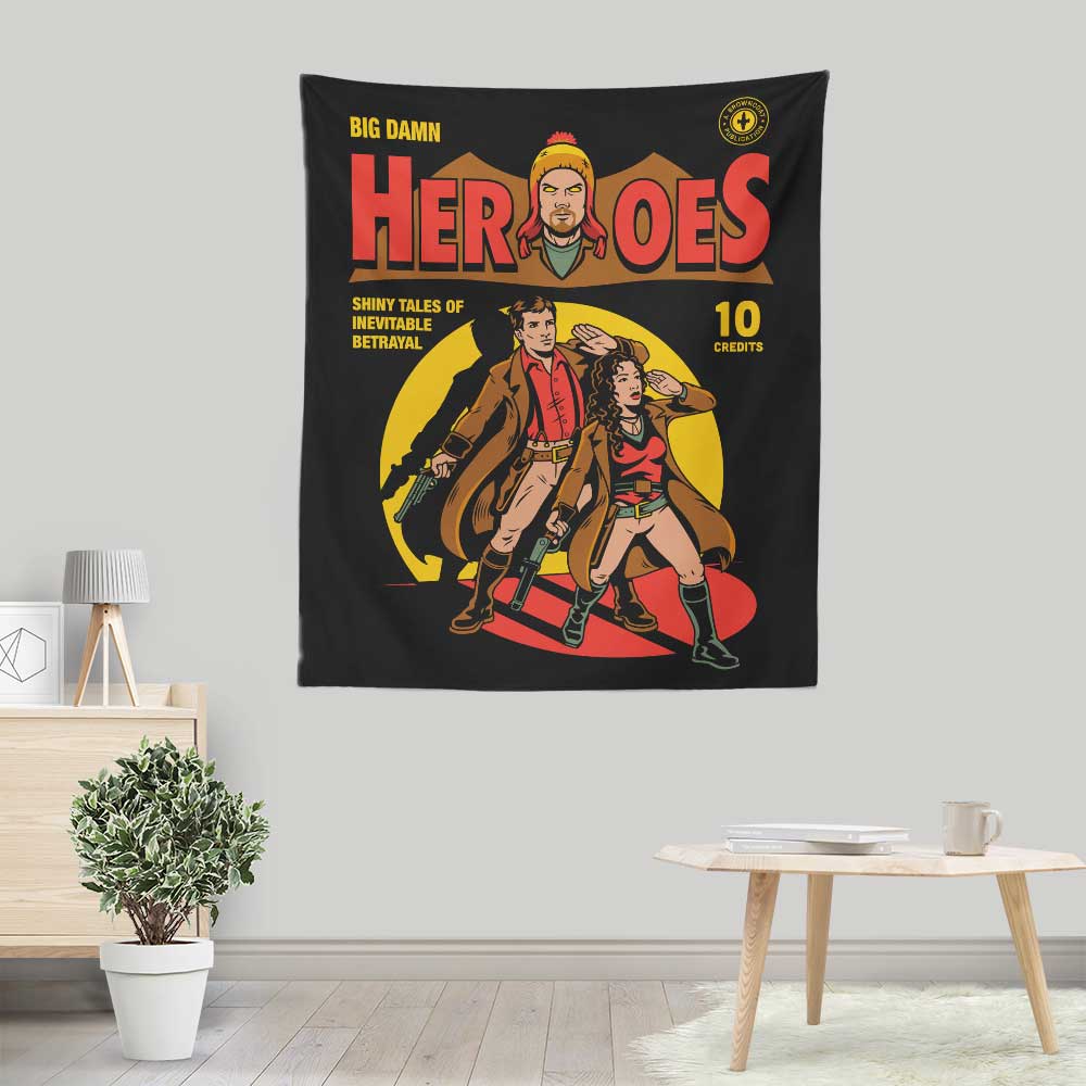 Heroes Comic - Wall Tapestry