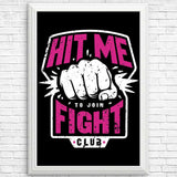 Hit Me - Posters & Prints