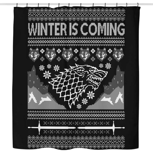 Holidays are Coming - Shower Curtain