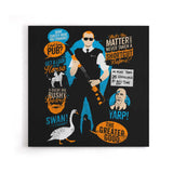 Hot Fuzz Quotes - Canvas Print