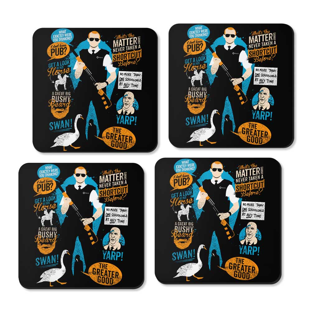 Hot Fuzz Quotes - Coasters