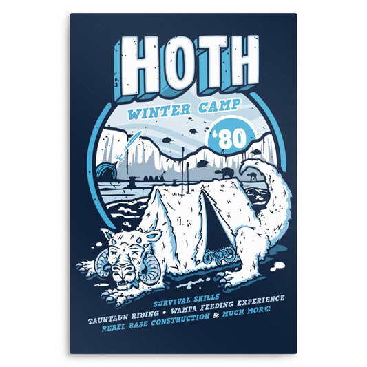 Hoth Winter Camp - Metal Print