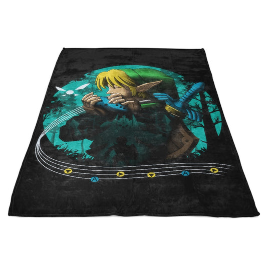 Hyrule Time Traveler - Fleece Blanket