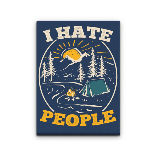 I Hate People - Canvas Print