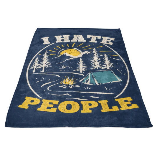 I Hate People - Fleece Blanket