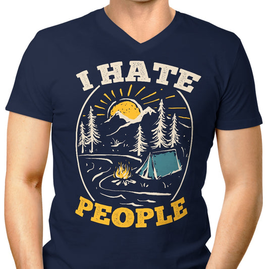 I Hate People - Men's V-Neck