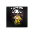 I Hate You 3000 - Metal Print