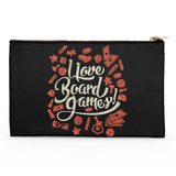 I Love Board Games - Accessory Pouch