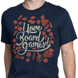 I Love Board Games - Men's Apparel