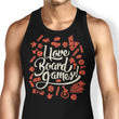 I Love Board Games - Tank Top