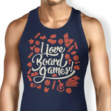 I Love Board Games - Tank Top