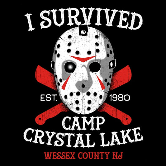 I Survived Camp Crystal Lake - Throw Pillow