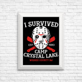 I Survived Camp Crystal Lake - Posters & Prints