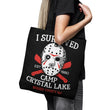 I Survived Camp Crystal Lake - Tote Bag