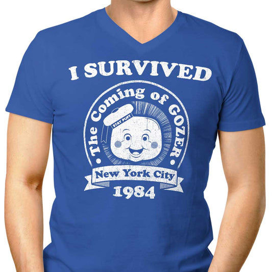 I Survived Gozer - Men's V-Neck