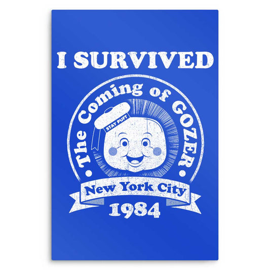 I Survived Gozer - Metal Print