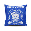 I Survived Gozer - Throw Pillow