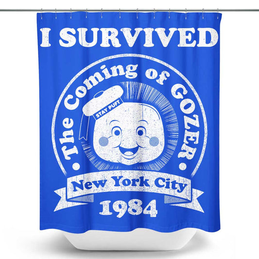 I Survived Gozer - Shower Curtain