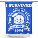 I Survived Gozer - Shower Curtain