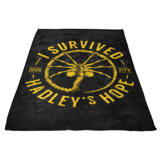 I Survived Hadley's Hope - Fleece Blanket