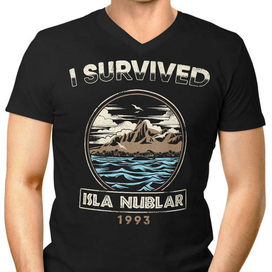 I Survived Isla Nublar - Men's V-Neck