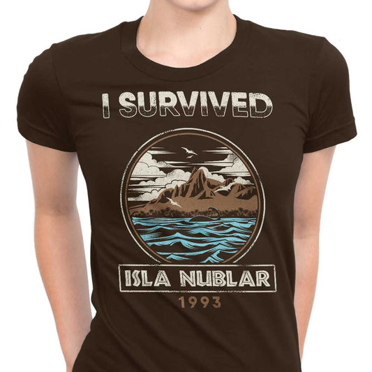 I Survived Isla Nublar - Women's Apparel