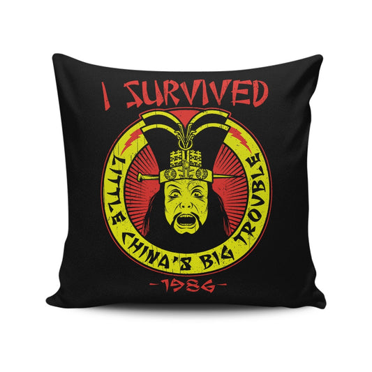 I Survived Little China - Throw Pillow