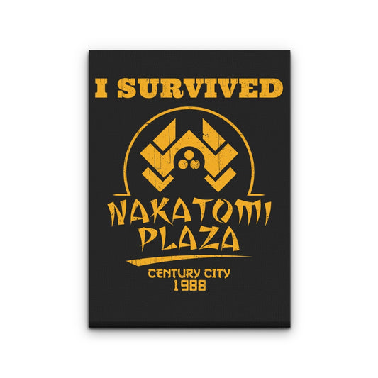 I Survived Nakatomi Plaza - Canvas Print