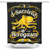 I Survived the Hero Gathering - Shower Curtain