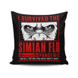 I Survived the Simian Flu - Throw Pillow