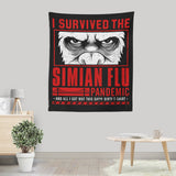 I Survived the Simian Flu - Wall Tapestry