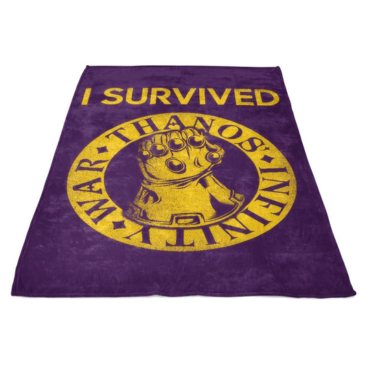 I Survived the Snap - Fleece Blanket