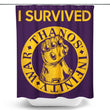 I Survived the Snap - Shower Curtain