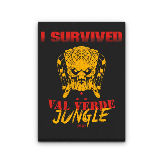 I Survived Val Verde Jungle - Canvas Print