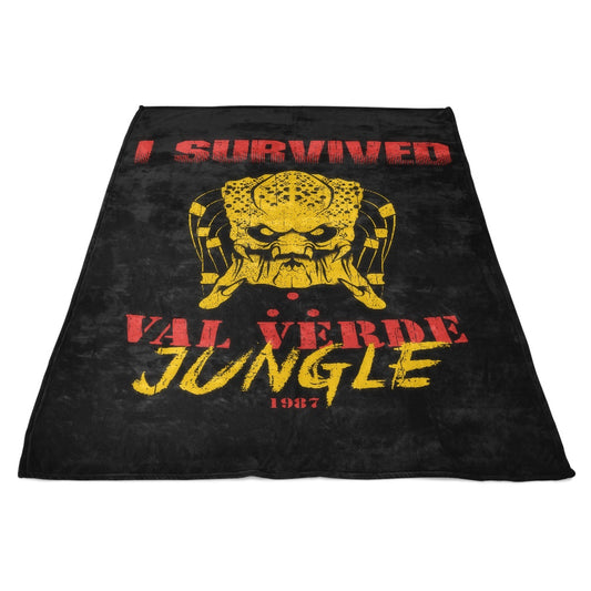 I Survived Val Verde Jungle - Fleece Blanket