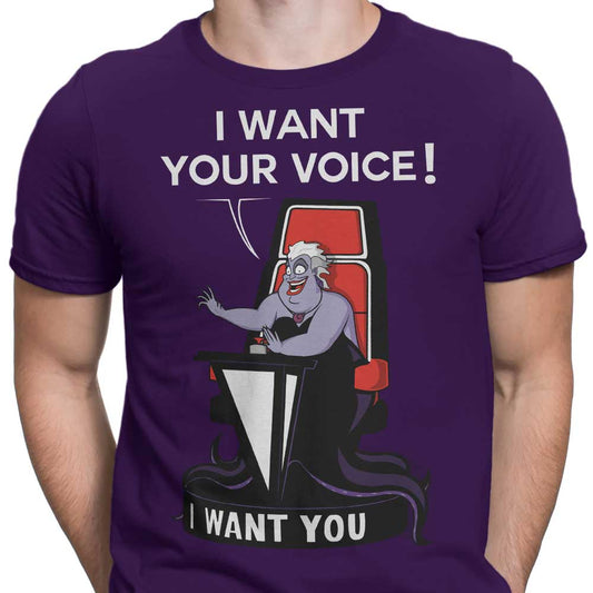 I Want Your Voice - Men's Apparel