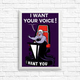 I Want Your Voice - Posters & Prints