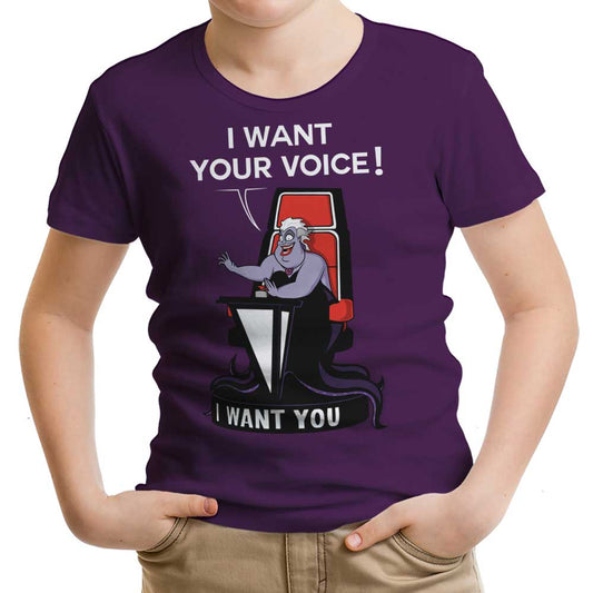 I Want Your Voice - Youth Apparel