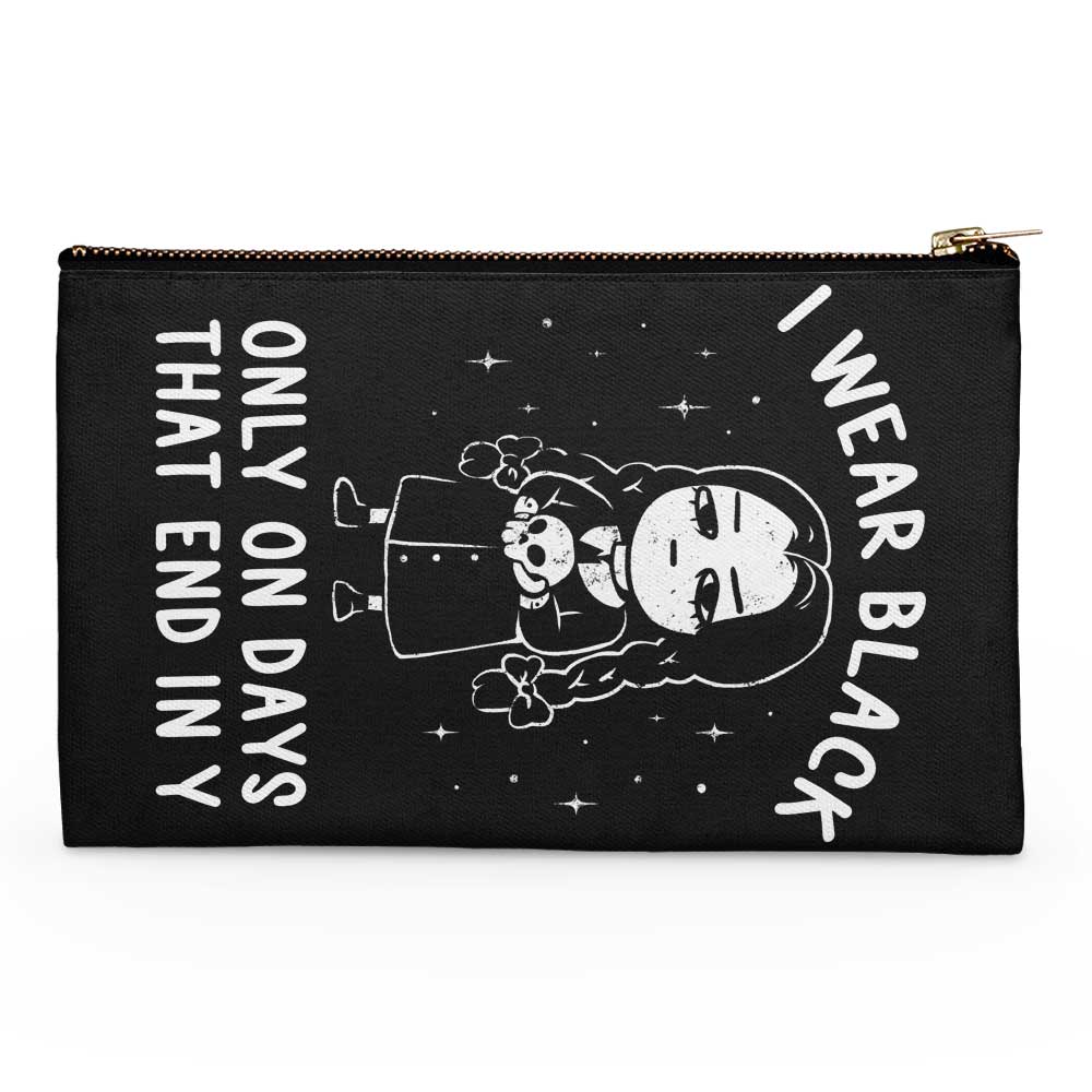 I Wear Black - Accessory Pouch